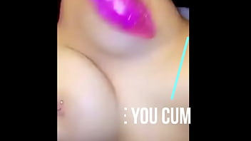 Preview 3 of Live Baby Born - Noughty Latina girl playing with titts