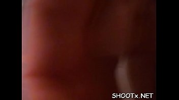 Preview 2 of Sexy Videos Xxx - Brunette Tanya&#039_s sissy stretched wide