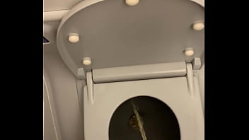 Preview 2 of Koxshskeg - pee to the toilet on the plane