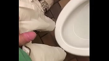 Preview 1 of Press Big Boobs Cute Girl - Small Dick Peeing at Gas Station