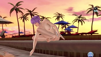 Preview 1 of Big Fate Gril - DOAX Venus Vacation Ayane Nude Mod All Gravure Panels 1-10 English