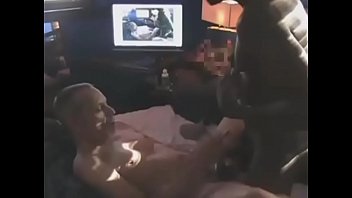 Preview 1 of Husband Covered Condom - y. but big black dude fucks older white dude