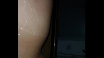 Preview 4 of Tv And - Cumshot on m&#039_y wife ass