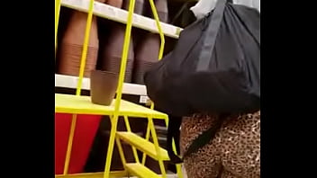 Preview 2 of Africa Out - Chica en mayon de jaguar