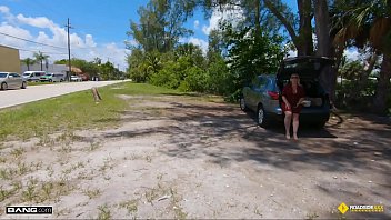 Preview 1 of Aundyb - Roadside - Thick Blonde MILF Fucked By Roadside Assistance