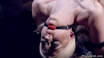 Preview 4 of Destroyed Sx - Blonde in device bondage gets zipper