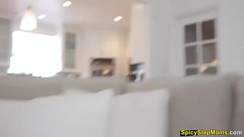 Preview 1 of Caturn Two Boy And One Garl - My stepmother has a perfect bubbly ass Here is my proof