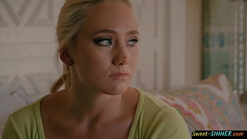 Preview 1 of Orgasm Facials Shaved - Sexy teen maid gets fucked from behind