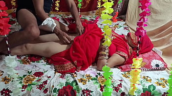 Preview 2 of Butifull Girls Sex School - Suhagraat Indian cauple first night sex clear Hindi audio
