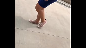 Preview 1 of Amy Andessen - Candid Sexy Preggo in Blue