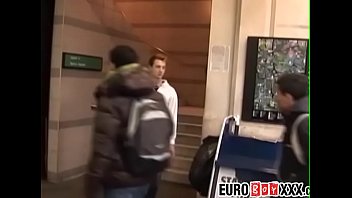 Preview 1 of British Pon - Euro twinks barebacking hard and sucking big dicks