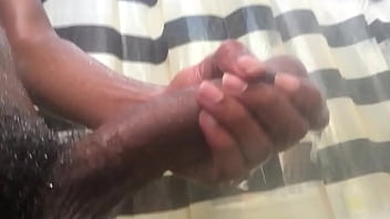 Preview 1 of Ags 15 Saxx Video - Black Cock Masturbate in shower | BigHard143
