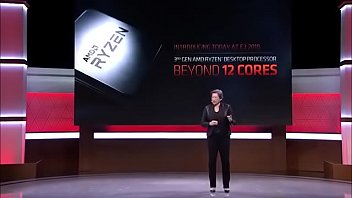 Preview 1 of Liz Maya - Lisa Su comendo o cu da Intel ao vivo na E3 2019