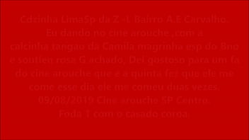 Preview 1 of Sex Nite - cdzinha LimaSP dando no cine pro coroa negro casado com a calcinha tangao da Camila magr casada 09082019