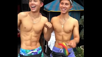 Preview 3 of Xexx Pormj - Coyle Twins Rocking the NYC Pride Parade
