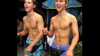 Preview 1 of Xexx Pormj - Coyle Twins Rocking the NYC Pride Parade