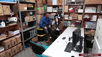 Preview 1 of Xxx T3en - Busty shoplifter fucked by LP officer