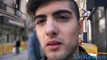 Preview 1 of Asshole Shit - Pov bareback plowed latino sucks big cock