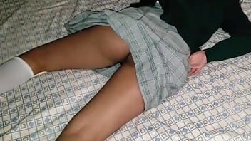 Preview 1 of Shemales Big Loads - encontre a mi hermanastra colegiala despues de clases y me la cog&iacute_