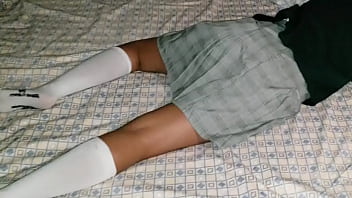 Preview 4 of Shemales Big Loads - encontre a mi hermanastra colegiala despues de clases y me la cog&iacute_