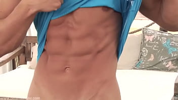 Preview 1 of Lez Alleta - Hot hunk masturbating