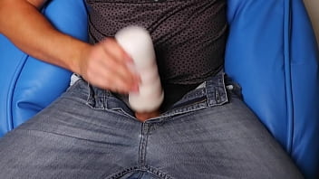 Preview 2 of Liliana Ruiz - Solo masturbating using fleshlight with cumshot