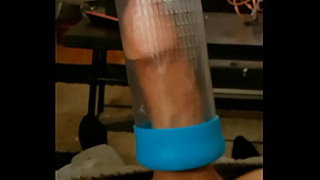 Preview 4 of Shemale Gloryhole Covered Cum - Me stroking
