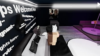 Preview 2 of Mistress Gaia Whip - Roblox cat girl gets BLACKED - Roblox