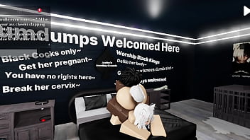 Preview 1 of Mistress Gaia Whip - Roblox cat girl gets BLACKED - Roblox