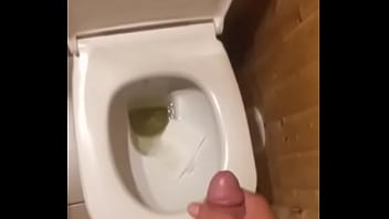 Preview 4 of Sexblueeyes - teen jerking on toilet