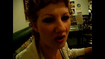 Preview 1 of Girl Drink Cum In Pussy - Red head pornstar Annie Body eats a meal out and eating isn&#039_t cheating!  Spaghetti dinner with a mature cougar MILF.