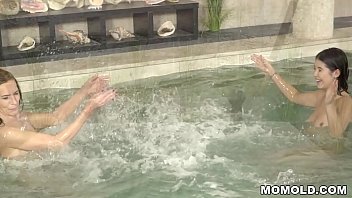 Preview 1 of Italian Hook Up Mask - A Lesbian Session with a Young Girl and a MILF