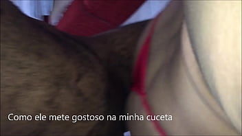 Preview 3 of Get And Grils - Cdzinha LimaSp Dando pro amante negao Tatuape usando a calcinha Tanguinha e soutien verm da Camila magrinha esp Bno 02082019