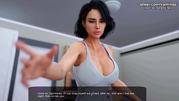 Preview 4 of Seachtele Star - Hot cheating milf stepmom with a big round ass and gorgeous boobs deepthroat l My sexiest gameplay moments l Milfy City l Part #26