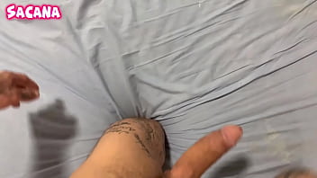 Preview 3 of Teacher Student Hidden Cam - Acordada com uma rola dura batendo na cara
