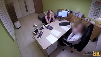 Preview 1 of Dusun Gemuk Full - LOAN4K. Blonde comes to loan agency and has wild sex for money