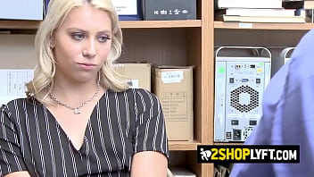 Preview 1 of Newziland Porn - NAUGHTY guard investigates inside BLONDE&#039_s PUSSY