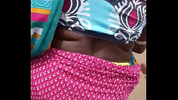 Preview 1 of Dutch Wife Dogging In Woods3 - Very huge ass and backless of desi saree aunty