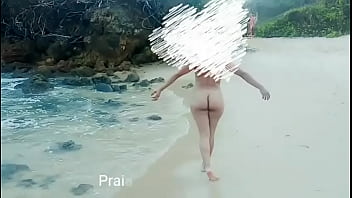 Preview 1 of Long Tongue Fucking Ass - Thays na Praia de Tambaba-PB
