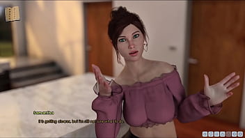 Preview 2 of Kim Kardashian Brazzers Parody - Lust Academy 450