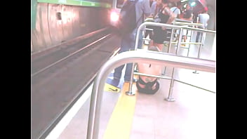 Preview 2 of Sohat Rat Nxxx - Tattooed girl waiting for the subway