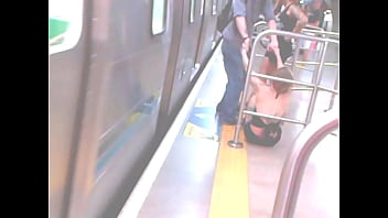 Preview 3 of Sohat Rat Nxxx - Tattooed girl waiting for the subway