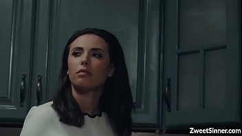 Preview 1 of Meth Pussy Smoking While Fucking - Flirty assistant seduces her boss husband in the kitchen and started a quick sex with him while her boss is busy in her office.