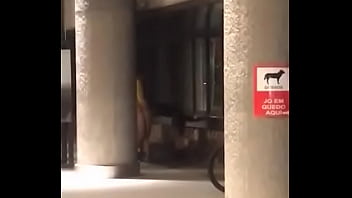Preview 4 of Biggboob Between Spirm - Voyeur sex in front of  government building (Andorra)