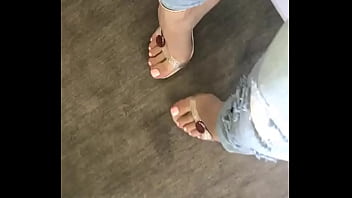 Preview 1 of Horny Mum Seduces Son - Sexy Feet