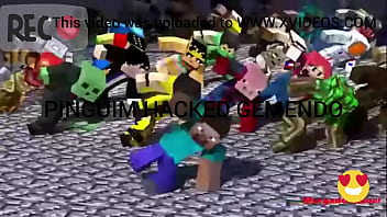 Preview 2 of Gambar Animasi - Pinguim Hacked Gemendo Gostoso