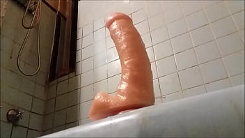 Preview 1 of Yenge Baby - SD Kinky Show - Riding Stefan Dildo Close Up pt1