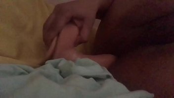 Preview 2 of Granny Femdom Facesitting Scat - Fucking myself with two dildos