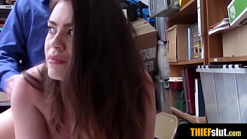 Preview 4 of Bokep Ass Vs Japan - Cute brunette gets rough fucked as seen on this CCTV