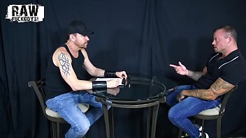 Preview 1 of Gay Toxic Tina - RawFuckBoys - Tatted muscle daddy Sean Duran face fucks blindfolded jock